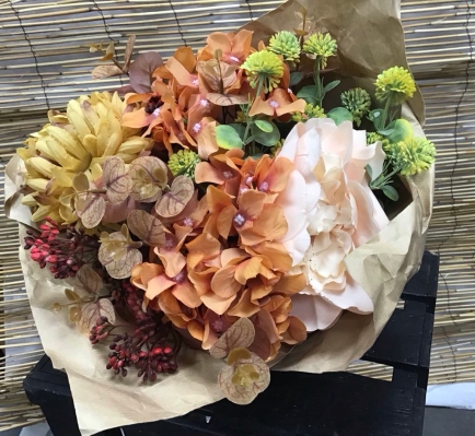 Autumnal Pom, Peony and Bud Mixed Collection