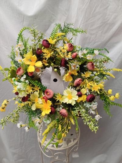 Autumnal Wildflower Door Wreath