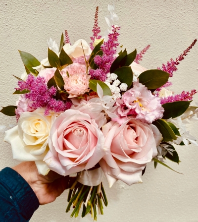 Wedding bouquet fresh flowers