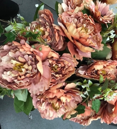 Pastel Open Peony Bunch